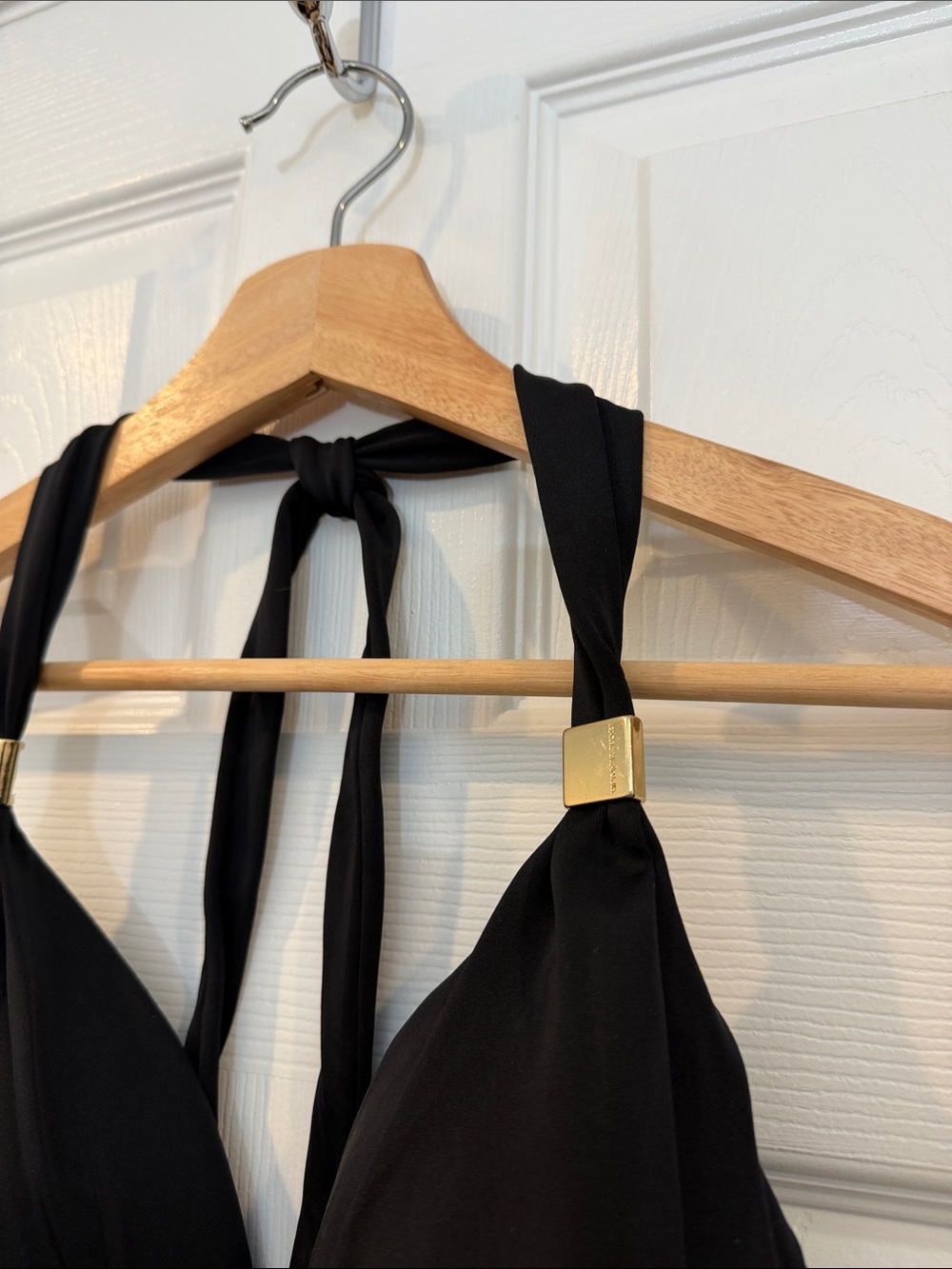 Victoria Secret Halter Tankini Top with Gold Accents - Picture 2 of 7